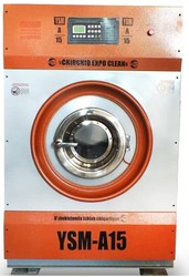 Промышленная подрессоренная стирально-отжимная машина YSM-A 15кг автом